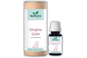 GINGIVO-Calm -NATURE IN VET – complément Naturel Chat – gemmothérapie et phytothérapie (gemmo Phyto) – gingivite, calicivirus, gencives Rouges, Inflammation buccale. 15ml