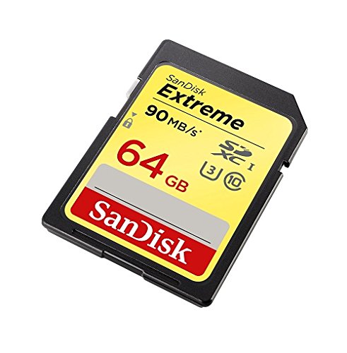SanDisk Extreme 64GB SDXC bis zu 90 MB/Sek, Class 10, U3 Speicherkarte - 3