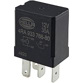 HELLA Relay, working current - 12V - 4poles - switch contact - Qty: 1 - 4RA | Quantity: 1