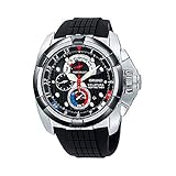 Seiko SPC007 – Armbanduhr Herren, Kautschukband schwarz