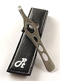 Pathfinder Technologies "CE" certified Stainless Steel Wide Grip Circular Tweezers with Slanted Tip for the Professional Eyebrow look
