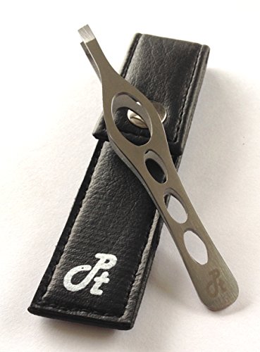 Stainless Steel Wide Grip Circular Tweezers with Slanted Tip for the Professional Eyebrow look