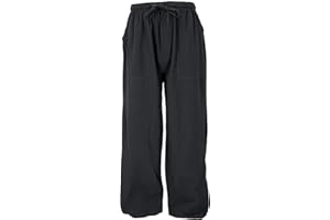 GURU SHOP Lekkie spodnie do jogi, spodnie Tai Chi, spodnie letnie, uniseks, bawełniane spodnie męskie, bawełna