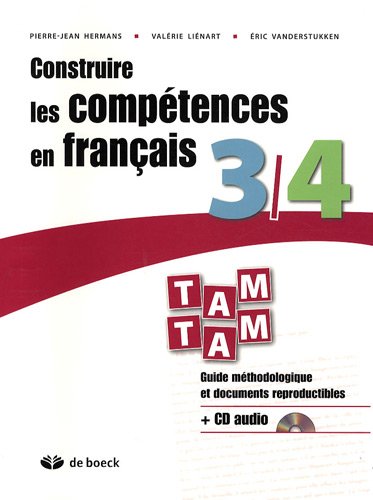 Pdf Construire Les Compétences En Français Tam Tam 34 - 