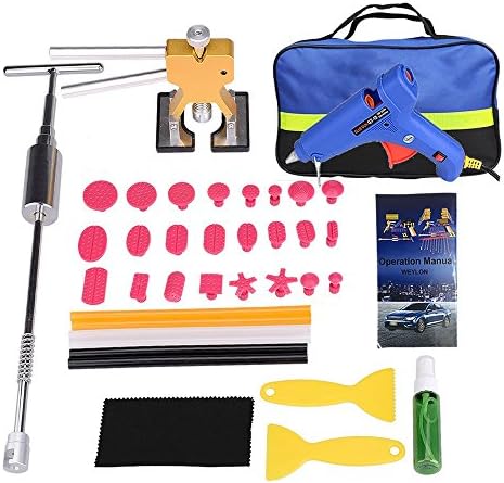 Weylon 38Pcs PDR Dent Tools Paintless Dent Removal Tool kits Slide Hammer Of Car