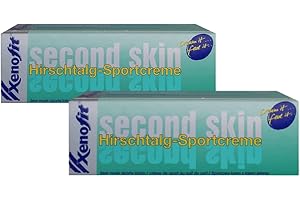 Xenofit HIRSCHTALGCREME Second Skin | Sportcreme mit Hirschtalg | 2 Tuben je 125 ml