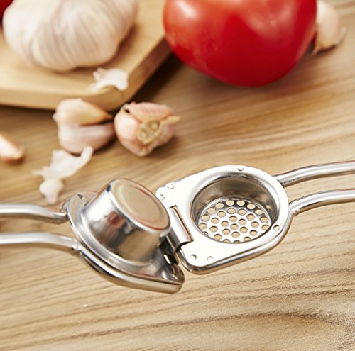 Hifina Garlic Press / Knoblauchpresse Edelstahl / Ingwerpresse Edelstahl - 5