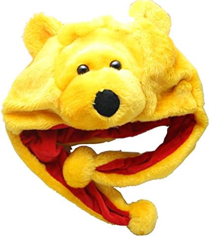 Kawaii bear hat with pom poms cosplay Pidak shop