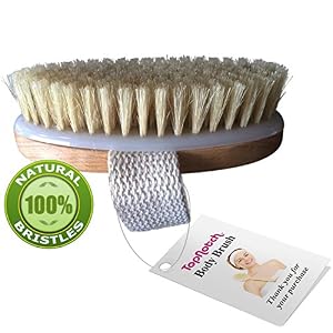 Sichun Luxury Body Brush Fantastic Dry Brush or Bath Brush for Cellulite Reduction Skin Exfoliation Bath Body Brushes… - Image 4