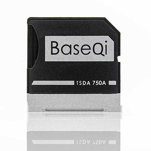 baseqi aluminio adaptador de tarjeta microSD para Dell XPS 15 "9550