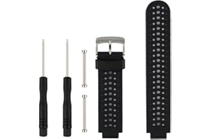 HONECUMI Replacement for Garmin Forerunner 235 Watch Strap/Garmin 735xt Watch Strap, Wristband for Garmin Forerunner 220/230/ 620/630 Running Watch, Garmin Approach S20 S5 S6 Golf Smart Watch Straps