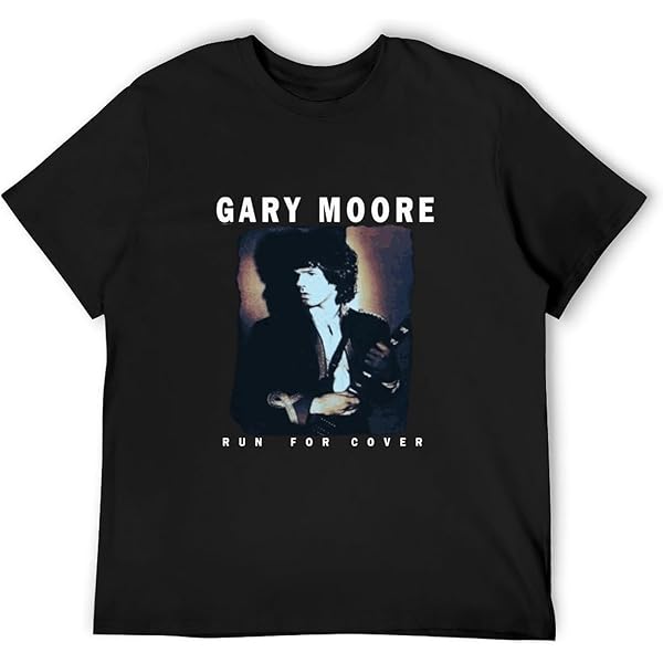 Gary Moore Photo T-Shirt M Black : Amazon.co.uk: Fashion