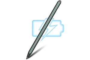 KOKABI Lápiz para Surface con 1024 de sensibilidad a la presión, Rechazo de Palma. Funciona para Surface Pro X/9/8/7/6/5/4/3, Surface Go 3/Book 3/Laptop 4/Studio 2, VivoBook Flip 14 (Gris)