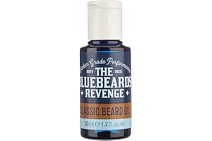 The Bluebeards Revenge Classic Blend Beard Oil for Men Vegan Friendly Beard Oil to Soften and Condition Your Beard Growth 50ml