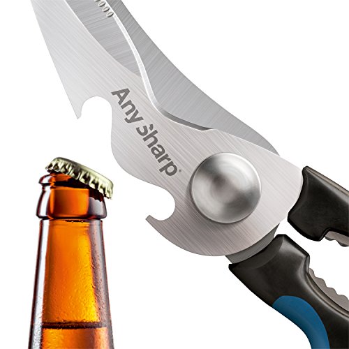 AnySharp ASSZBLU Multi 5-in-1-Schere, blau - 6