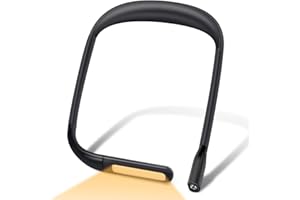 Alyvisun Lampe de Lecture de Cou, Lampe LED Rechargeable USB Flexible Lampe Livre pour Lire au Lit Portable Liseuse 3 Couleurs Luminosité Réglable Light pour Voyager, Tricoter, Couture, Camping