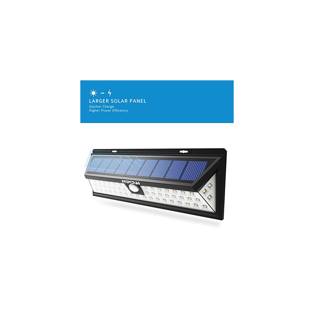Mpow 54 LED-Sicherheitsleuchten, solarbetriebene Lampen für draußen