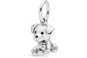 GHMIOU Breloque en argent sterling 925 pour bracelets, colliers, bijoux de dessin animé, cadeau pour femmes et filles à Noël