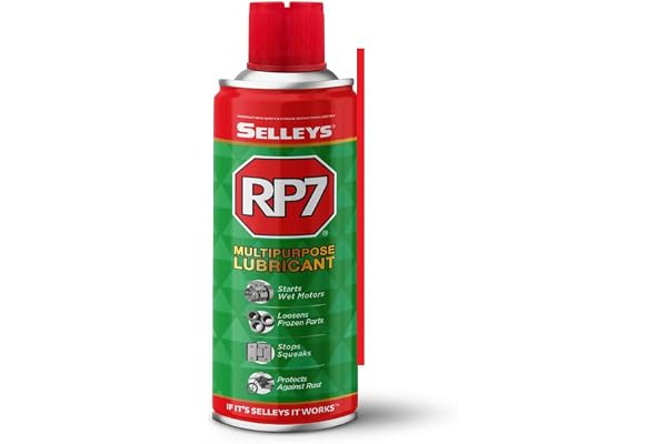 Selleys RP7 (105 Ml, Clear) Multipurpose Lubricant,Cleaner for Chimney,Rust Remover, Auto Maintenance,Loosens Stuck Parts, Removes Stain & Sticky Residue, Descaling & Cleaning Agent
