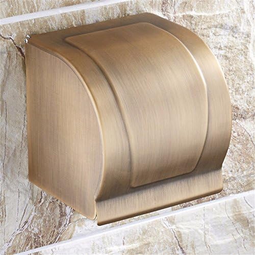 Antique copper tissue box paper towel rack toilet paper box wall hanging sanitary box toilet rack