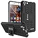 Tarkan Hard Armor Rubber Flip Stand Rugged Back Case Cover For Lenovo Vibe K5 / K5 Plus ,Black RS.299.00