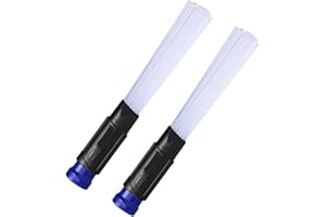 WuYan Paquete de 2 tubos de paja multifunción para aspiradora, polvo y suciedad y cepillo para aspiradora universal portátil