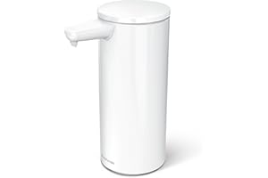 simplehuman 266 ml, czujnik bezdotykowy, dozownik mydła w płynie, biała stal nierdzewna