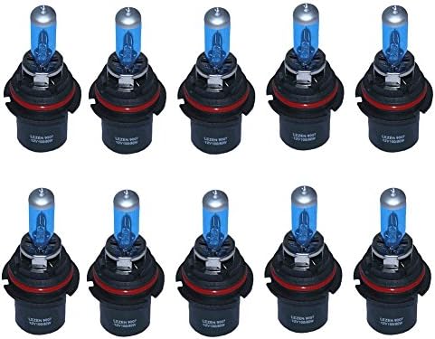 10pcs 9007 HB5 12V 100/80W Xenon Filled Halogen Bulb Super White