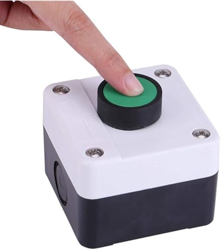 Grove handbediende drukknop Drukknop Schakelaar Paddestoelknop Voetschakelaar Noodstop Zoemer deuropener 1NO 1NC Positief openen Grijs/zwart Knopuiteinde Functie IP65