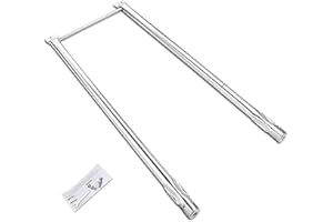 Denmay 68,6cm Ersatzbrenner Gasgrill für Weber Spirit 200 Serie, Spirit S210, E210, S220, E220, Genesis Silver A, Spirit 500, Spirit 500LX, 7507 Edelstahl Ersatzbrenner