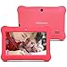 Produktbild Alldaymall A88SK 7 Zoll Kinder Tablet PC Quad Core, Android 4.4 KitKat, 1GB RAM, 8GB NAND Flash mit Doppel Kamera und Wifi, Tablet für Kids mit Spezialangebot, Rosa