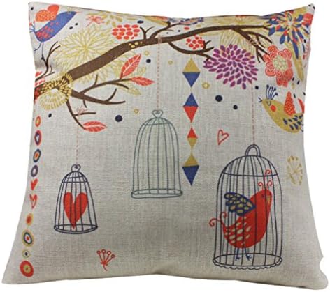 PinnLife body pillow covers,Cotton Linen 18X18 inch,Lonely cage I by PinnLife