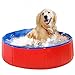 Produktbild LI CHUANG XIN Faltendes Haustier-Bad, große Hundebadewanne, beweglicher Haustier-goldener Apportierhund-Swimmingpool, rot