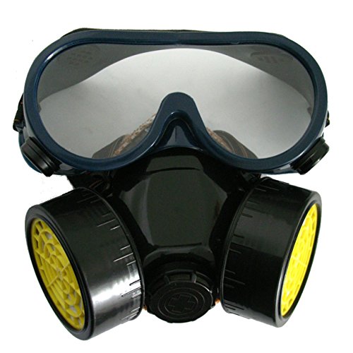 Fangwei Atemschutzmaske Lackiermaske Dual Patrone mit Schutzbrille