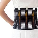 Ceinture dos pas cher, protége dos haute qualité, atelle dorsale de protection, Homme Femme, 2 modèles, ELASTRAP (Ceinture renforcée,S-M 90x20cm, extensible 115cm)