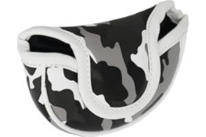 SEACLOUD Housse de tête de golf en cuir synthétique de petite taille, style camouflage, conçue pour les petits maillets
