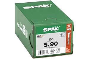 SPAX Träskruv försänkt huvud T20 WIROX 5X90 100ST 0191010500903