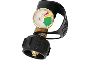 KOKSII Propane Tank Gauge Level Indicator, Leak Detector, Pressure Meter for RV,with Type 1 Connection