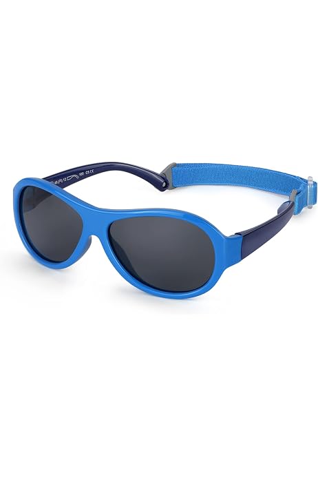 Lunettes De Soleil Enfant Hifot - UV400 Polarisées, Monture TPEE Flexible - Pour Garçons Et Filles 3-10 Ans