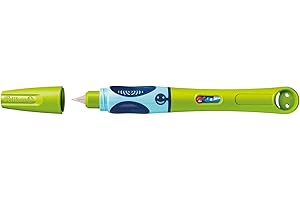 Pelikan 805674 griffix pióro wieczne dla osób praworęcznych z obrotową nasadką, zielone, 1 sztuka w składanym pudełku