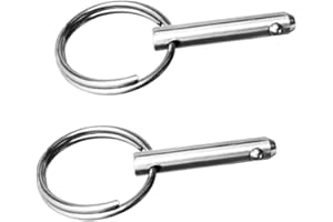 HINTER Quick Release Pin, Bimini Top Pin, 316 Stainless Steel Marine Hardware 2 Pack