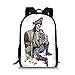 Produktbild School Bags Pirate,Skeleton Pirate Holding Mug of Beer Treasure Chest Gold Freebooter Sailor Corsair Decorative,Multicolor for Boys&Girls Mens Sport Daypack