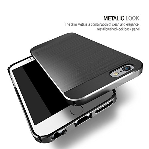 iPhone 6S Case, OBLIQ [Slim Meta][Titanium Space Gray] Premium Slim Fit Thin All-Around Shock Resistant Polycarbonate Metallic Finish Case for Apple iPhone 6S (2015) & iPhone 6 (2014)