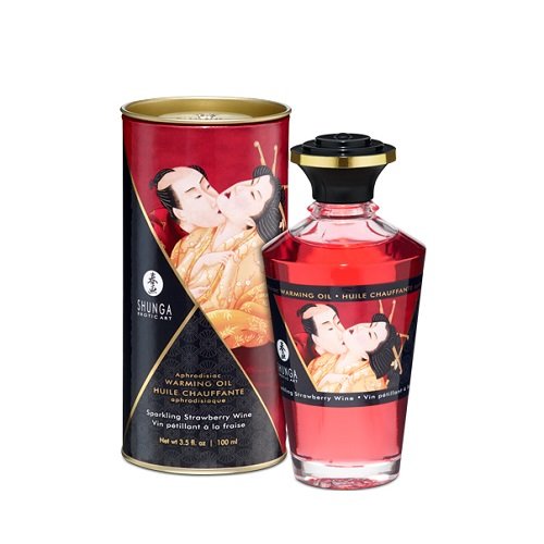 Aceite afrodisíaco Shunga con aroma a fresas con champagne por 17,95€