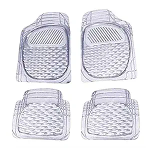 Shoolin Car Foot Mat Floor Mate Transparent PVC Rubber Universal Fit for Hyundai Venue