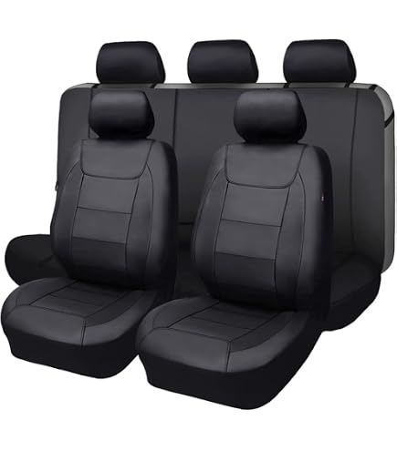 Sakura Kensington Ensemble Housses Sièges Auto Universelles Avec Appuie-Têtes - Noir