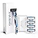 Manual Razor System for Men Shaving,1 Handle + 4Pcs 5 Blades Cartridges