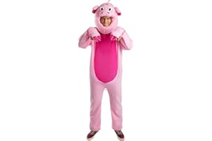 Funidelia | Disfraz de Cerdo para hombre Animales, disfraz de despedida de soltero - Disfraz para adultos y divertidos accesorios para Fiestas, Carnaval y Halloween - Rosa