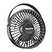 Produktbild EasyAcc Mini USB Ventilator | Schreibtischventilator Mini | leises Betriebsgeräusch Ein/aus-Schalter | Leicht Putzen | Energiesparend (Nur 2W) | ca. 30° neigbar - Schwarz