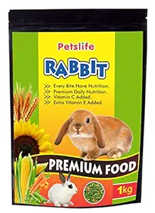 Petslife All Life Stages Rabbit Premium Dry Food, 1 kg